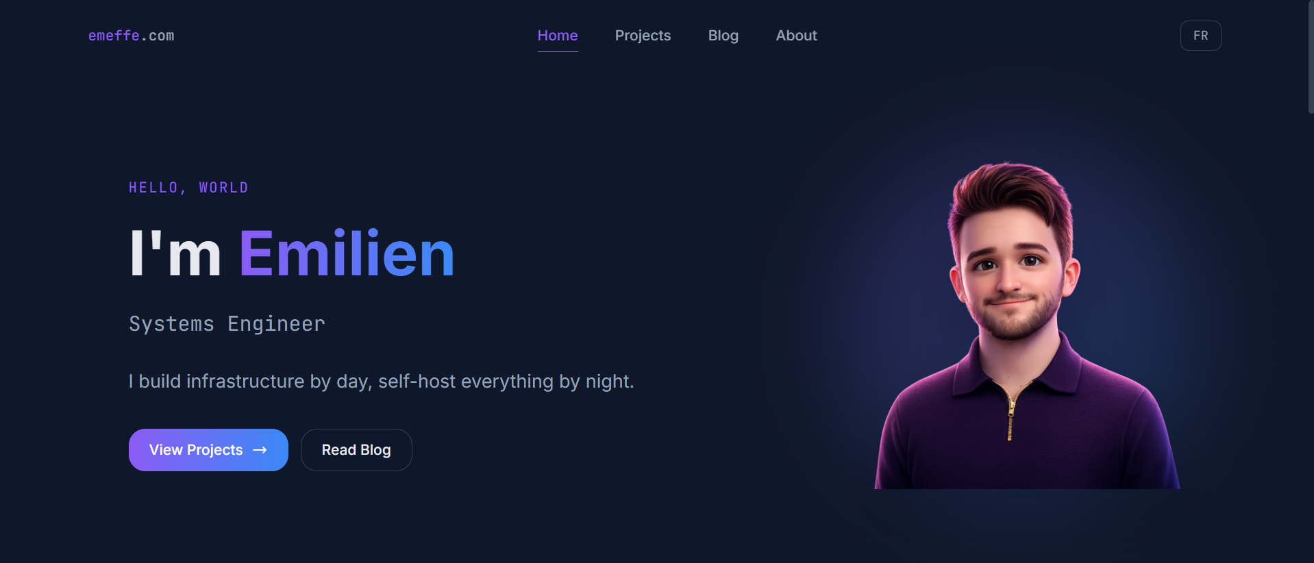 Homepage result